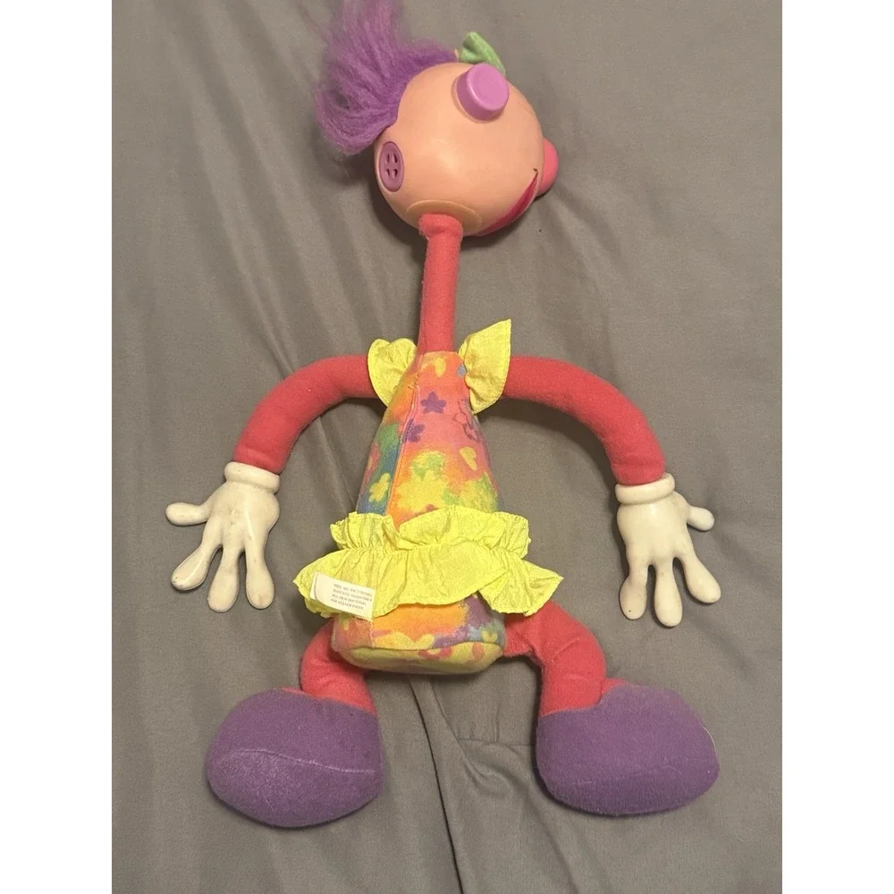 ERTL 90s Vintage Mrs. Jibba Jabba Noisy Noisemaker Plush Doll Toy 12